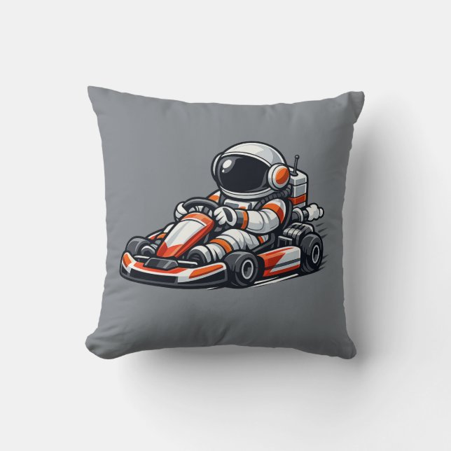 Coussin Karting d'astronaute (Recto)