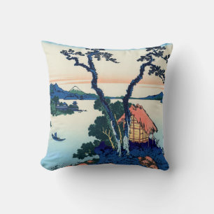 Coussin Katsushika Hokusai - Lac Suwa dans la province de