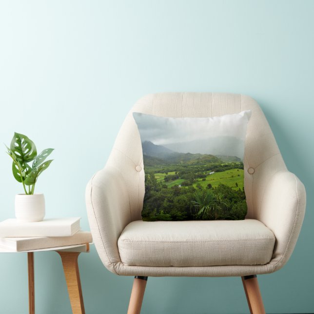 Coussin Kauai, Hawaï Landscape Scene (Chaise)