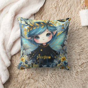Coussin Kawaii Goth Girls Cute Personnalisé Gothique Chibi