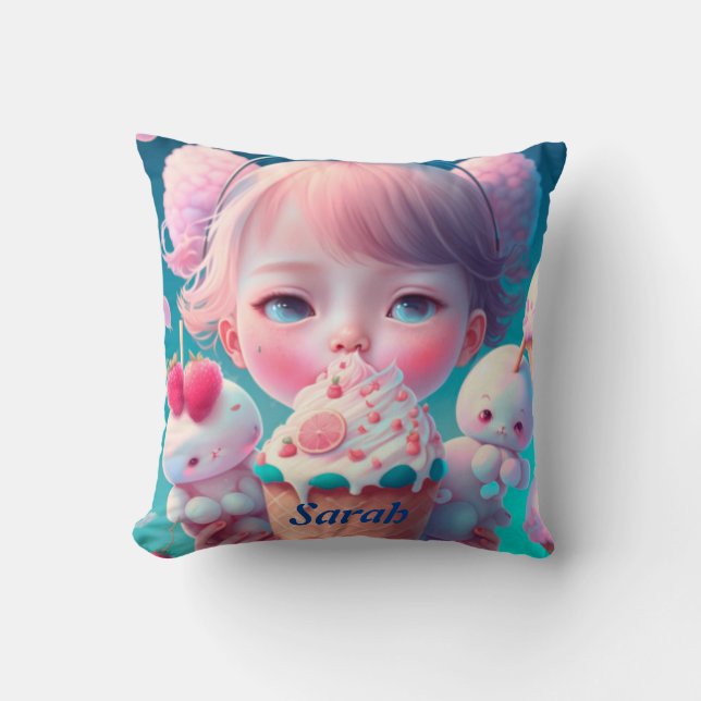 Coussin Kawaii lance l'oreiller (Recto)