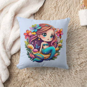 Coussin Kawaii Mermaid