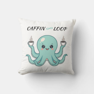 Coussin Kawaii Octopus Pillow – Caffin Loop Coffee Vibes