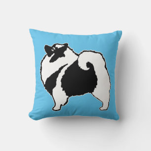 Coussin Keeshond Graphics - Cute Original Chig Art