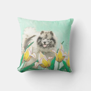 Coussin Keeshony in Tulips Peinture mignonne Original Chie
