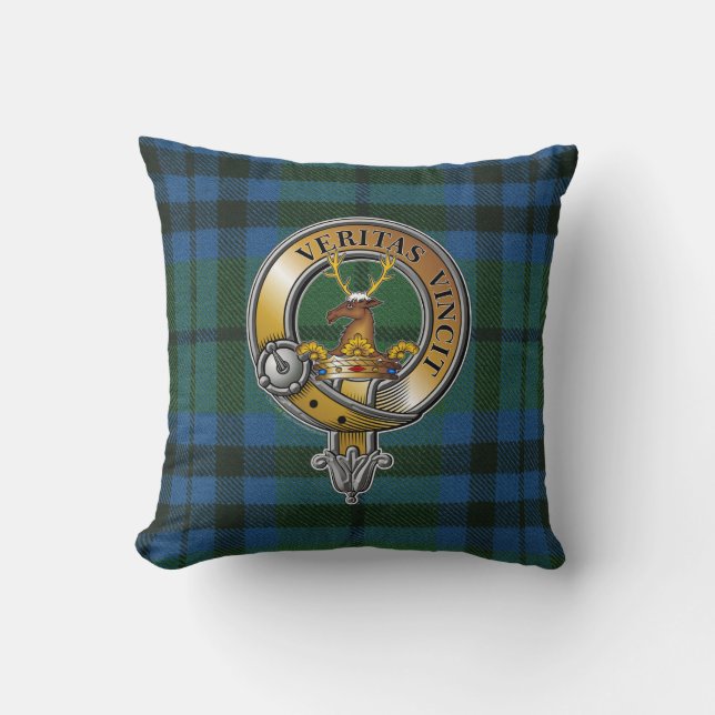 Coussin Keith Tartan & Badge (Recto)