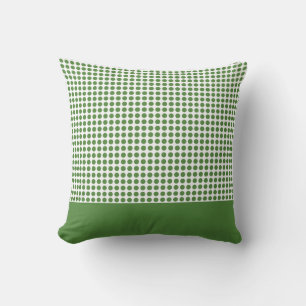 Coussin Kelly Green Motif Pois