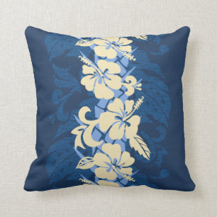 Coussin Ketmie hawaïenne de Waikoloa florale