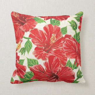 Coussin Ketmie rouge