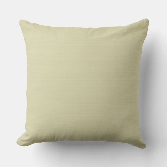 Coussin Khaki très faiblement rayé (Recto)