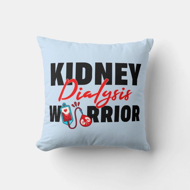 Coussin Kidney Dialysis Warrior Kidney Recipient (Recto)