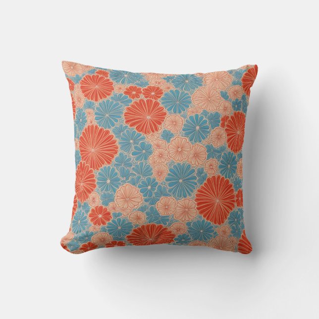 Coussin Kimono Rhythm : Un Motif de l'inspiration japonais (Recto)