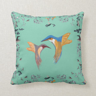 Coussin Kingfish in Love Thème d'été