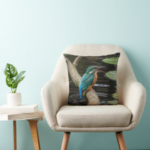 Coussin Kingfisher Bird