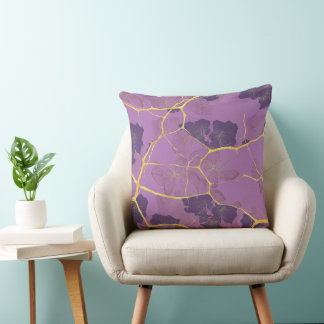 Coussin Kintsugi japonais. Double face.