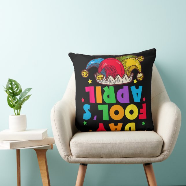 Coussin Kit de blagues drôles du 1er avril Poisson d'avril (Chaise)