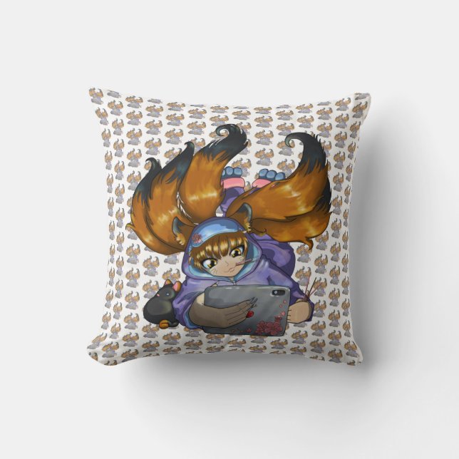 Coussin Kitsune (Recto)