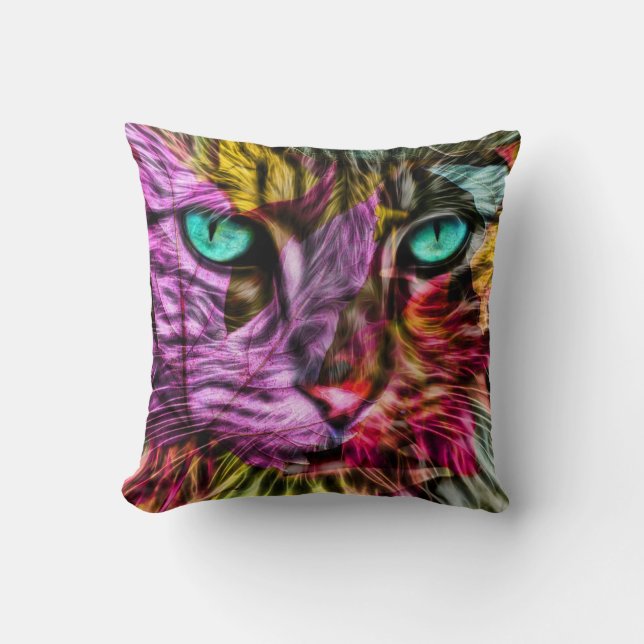 Coussin Kitty Chat Kitten Design artistique (Recto)