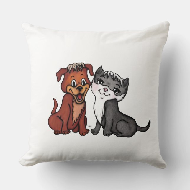 Coussin Kitty et Puppy (Recto)