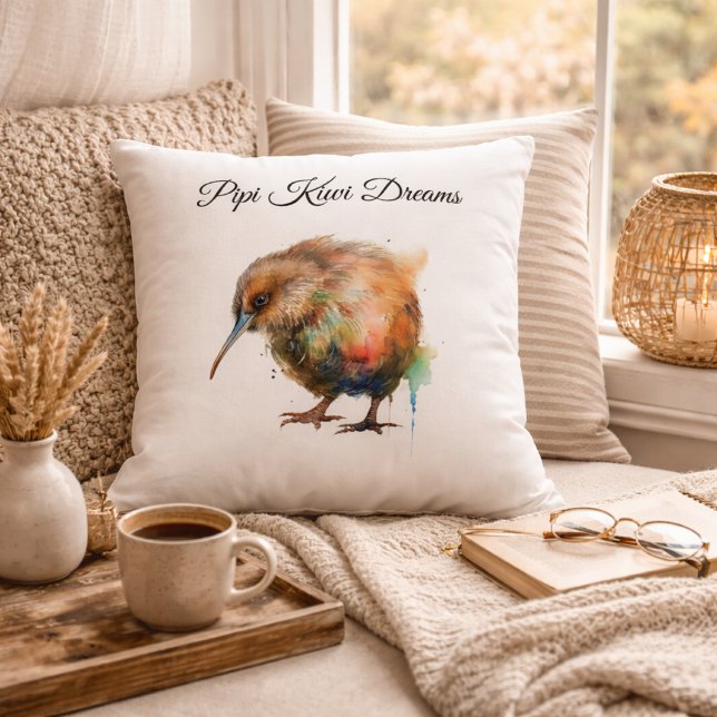 Coussin Kiwi doux Pipi, personnalisé (Créateur téléchargé)