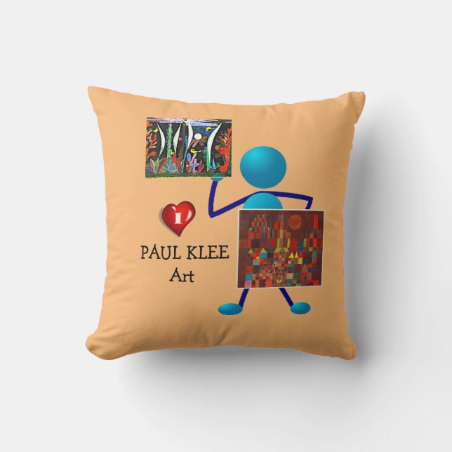 Coussin Klee - Art de Paul Klee (Recto)
