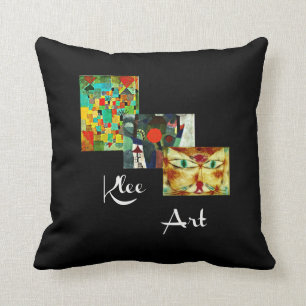 Coussin Klee art, Paul Klee collage