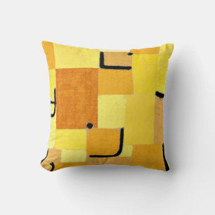 Coussin Klee - Caractères en Jaune