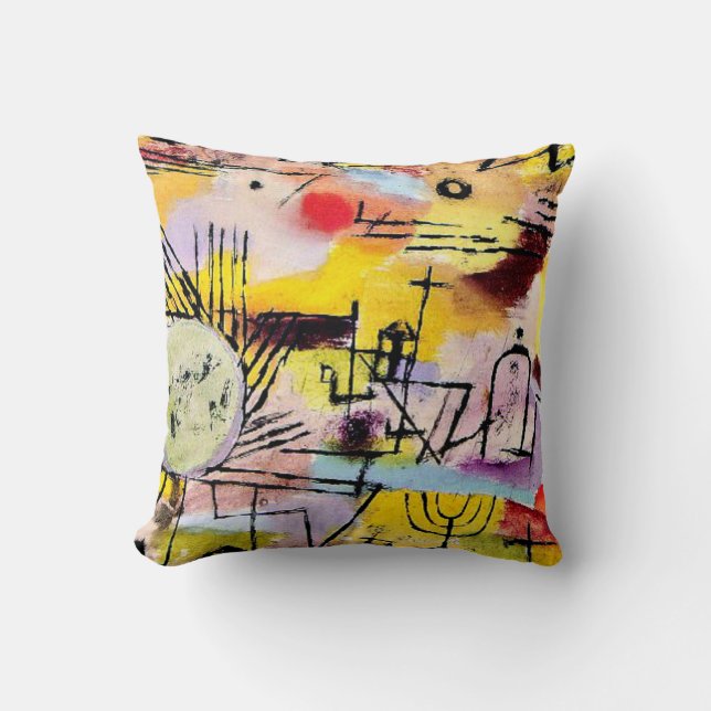 Coussin Klee - Chambre Rock (Recto)