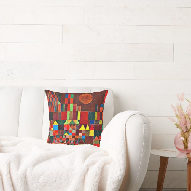 Coussin Klee - Château et Soleil (Canapé)