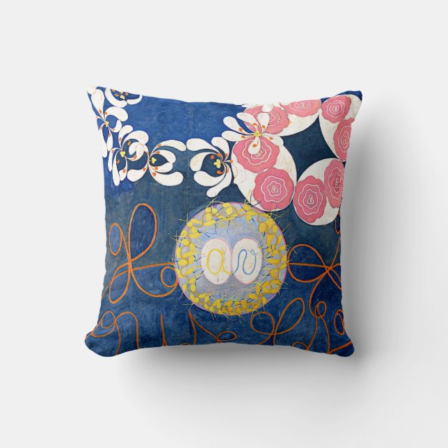 Coussin Klint - Les dix plus grandes, no 01, Enfance, Grou (Recto)