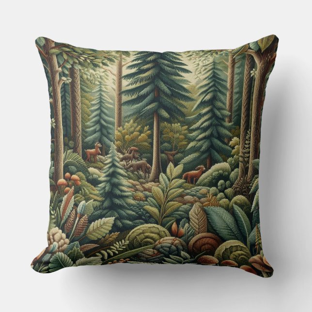 Coussin Knit inspiré par la nature (Recto)
