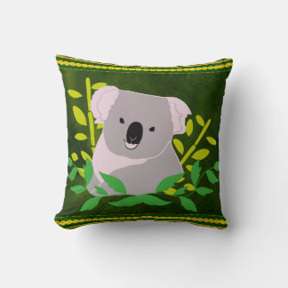 Coussin Koala dans la jungle