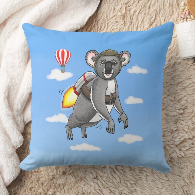 Coussin Koala Fusée (Couverture)