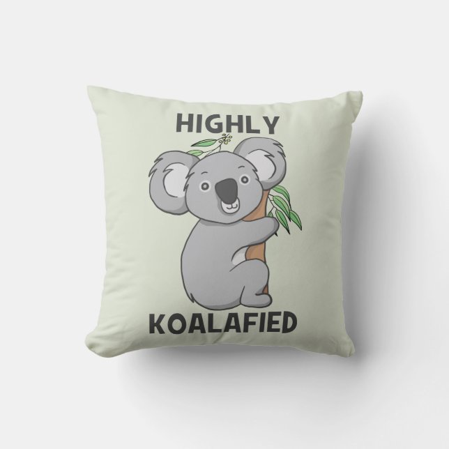 Coussin Koala hautement Koalafied (Recto)
