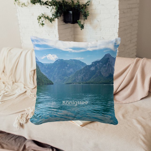 Coussin Königssee en Bavière, Berchtesgaden (Créateur téléchargé)