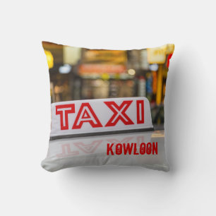 Coussin Kowloon Taxi en zone urbaine de Hong Kong