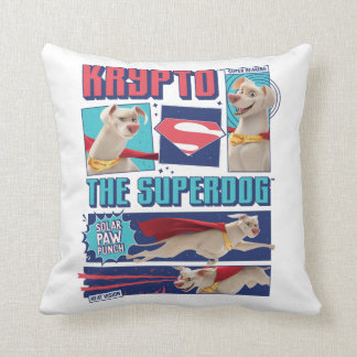 Coussin Krypto Les Panneaux De Bande Dessinée Super-Chien