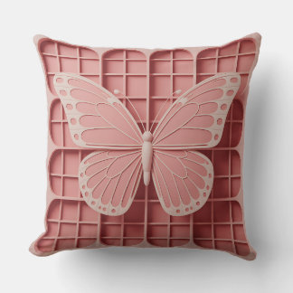 Coussin Kupu Spiral Grid 3D Batik Motif