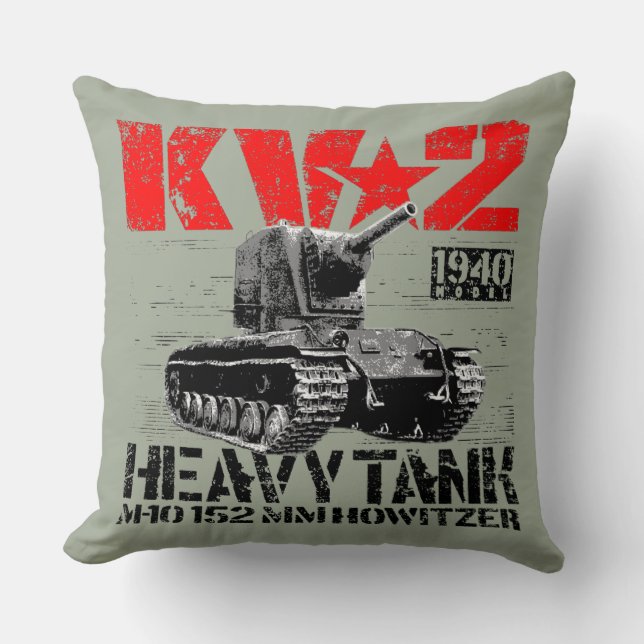 Coussin KV-2 Char lourd soviétique (Recto)