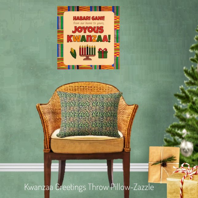 Coussin Kwanzaa (Créateur téléchargé)