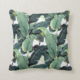 Coussin La banane tropicale laisse le carreau de paume