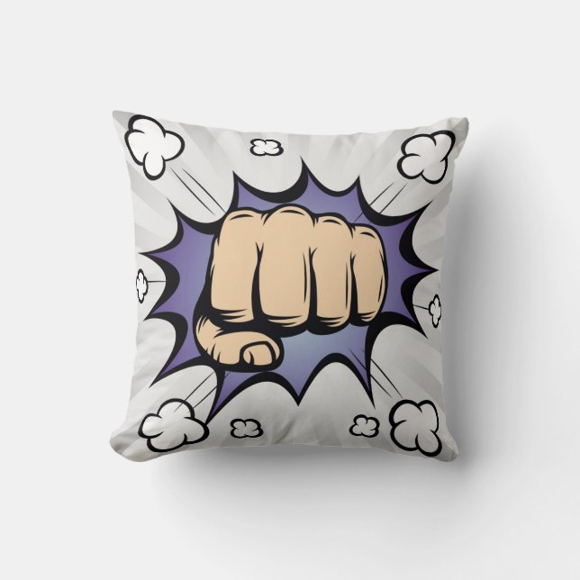 Coussin La bande dessinée pop art bulle design. illustrati (Recto)