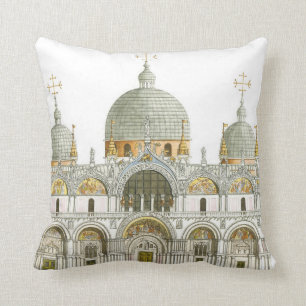 Coussin La basilique de St Mark. Venise Italie