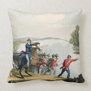 Coussin La bataille de waterloo a décidé par le duc du