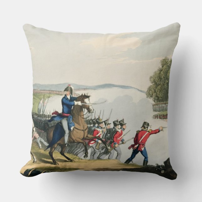 Coussin La bataille de waterloo a décidé par le duc du (Recto)