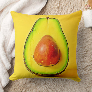 Coussin La beauté d'une conception d'Avocado saine