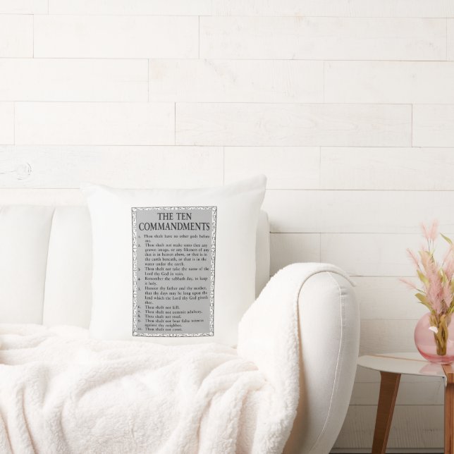 Coussin La Bible des dix commandements (Canapé)