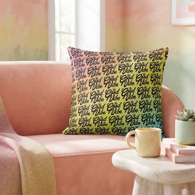 Coussin La Bonne Vibration (Créateur téléchargé)