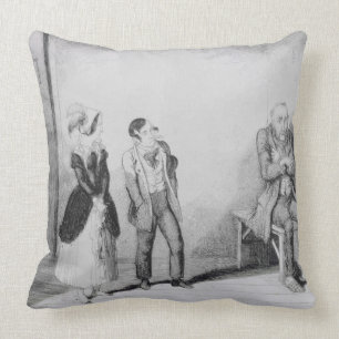 Coussin La bouteille, le plat VIII, la bouteille a fait