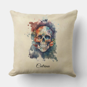 Coussin La Calavera Hermosa, sur mesure